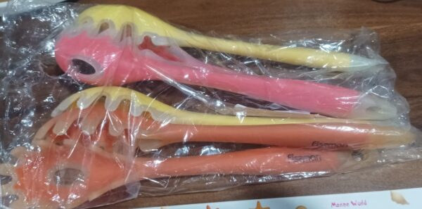 Multipurpose Silicone Spoon, Silicone Basting Spoon Non-Stick Kitchen Utensils Household Gadgets Heat-Resistant Non Stick Spoons Kitchen Cookware Items For Cooking and Baking (6 Pcs Set) - Image 7