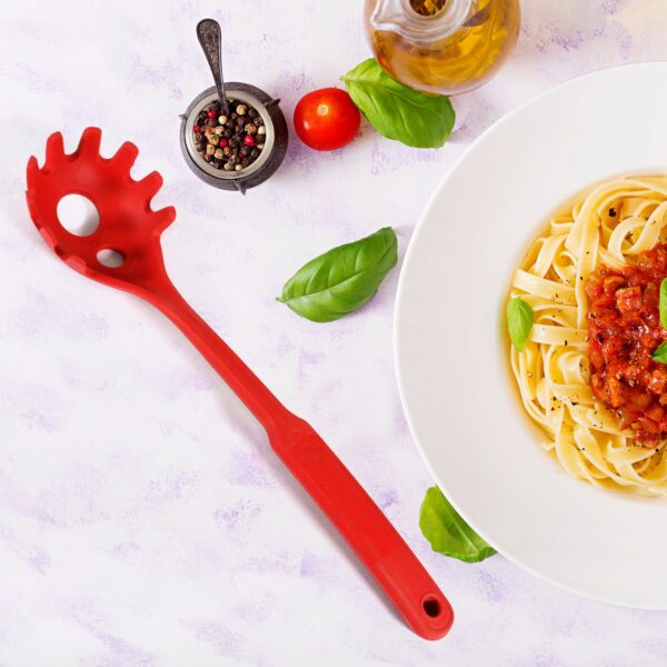 Multipurpose Silicone Spoon, Silicone Basting Spoon Non-Stick Kitchen Utensils Household Gadgets Heat-Resistant Non Stick Spoons Kitchen Cookware Items For Cooking and Baking (1 pc) - Image 4