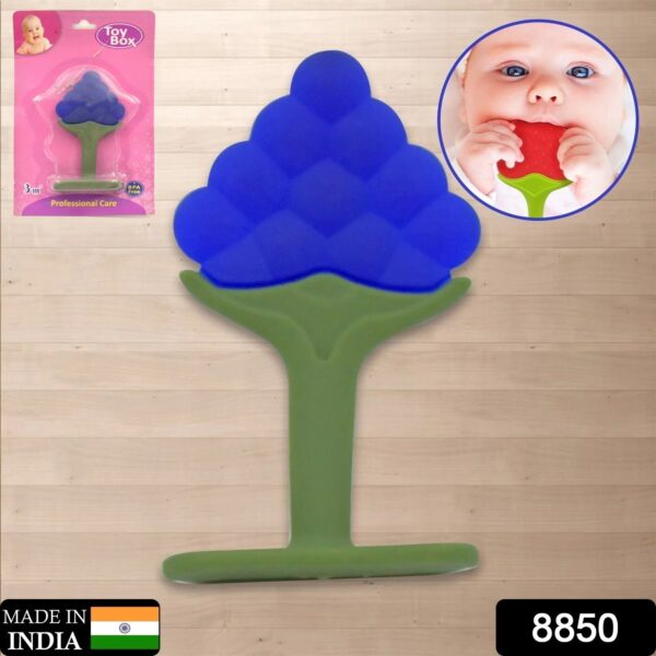 Baby Silicone Teether (1 Pc): Food Grade, Non-Toxic, Teething Relief (3 Months+) - Image 2