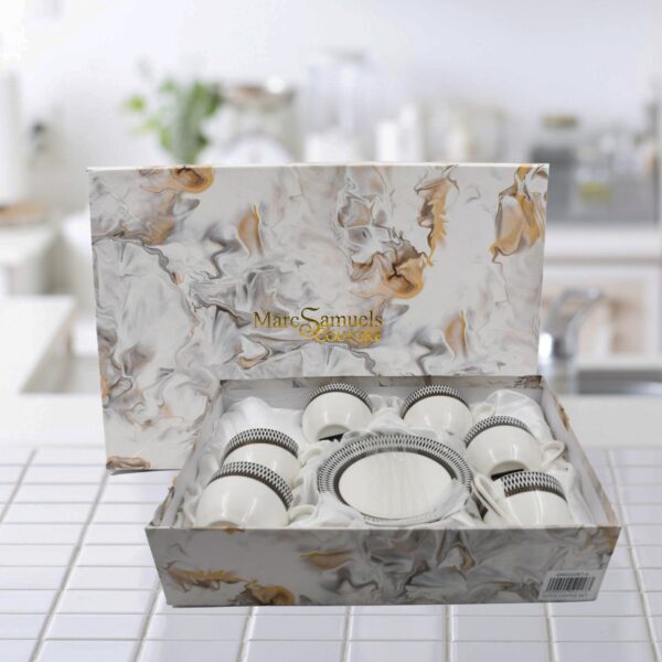 Ceramic Tea / cups and Saucer / Rakabi Set of 12 Pcs - Image 7