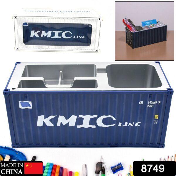 Shipping Container Pen Holder Shipping Container Model Pen Name Cardholder Simulated Container Model For Business Gift - Image 2