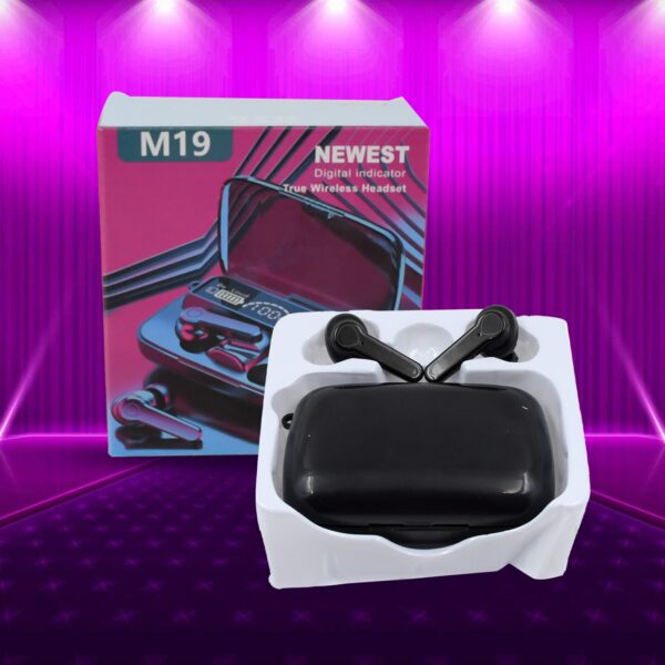Wireless M19 Bluetooth Headphones True Wireless Airbuds - Image 3