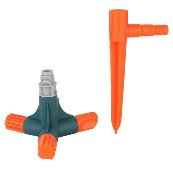 3 Arm 360° Rotating Garden Sprinkler - Image 3