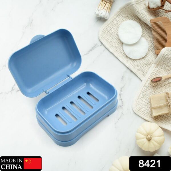 Soap Dish with Drain Soap Holder, Soap Saver Easy Cleaning, Soap Tray for Shower Bathroom Kitchen (1 Pc) - Image 2