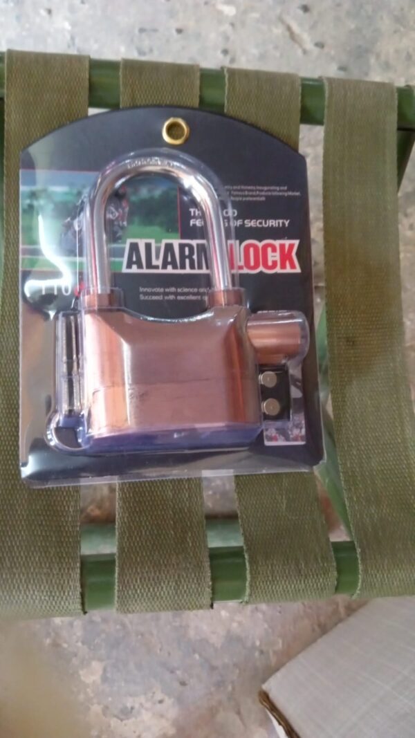 Security Alarm Metallic Lock System with 3 Keys (1 Set / Mix Color) - Image 8