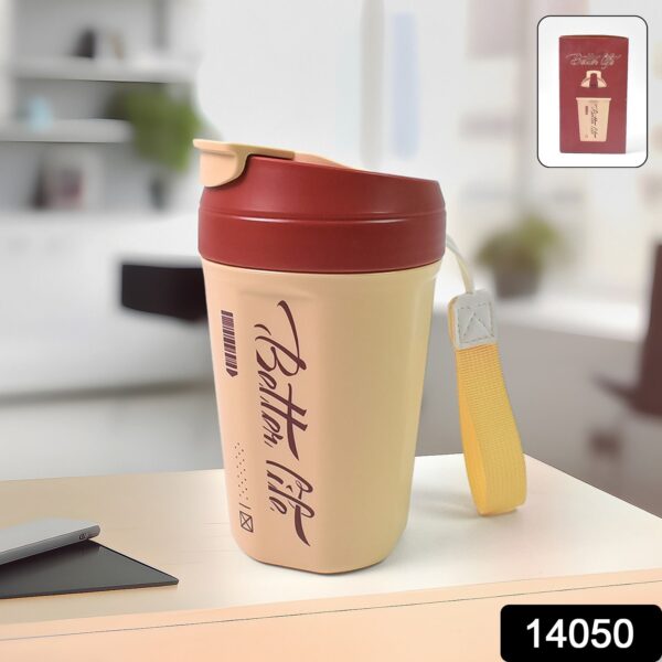 Plastic Coffee Tumbler, Travel Coffee Tumbler, Coffee Cups for Water (1 pc / 600ml) - Image 2