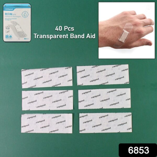 Transparent Adhesive Bandages Waterproof Creative Bandages (40 Pcs Set) - Image 2