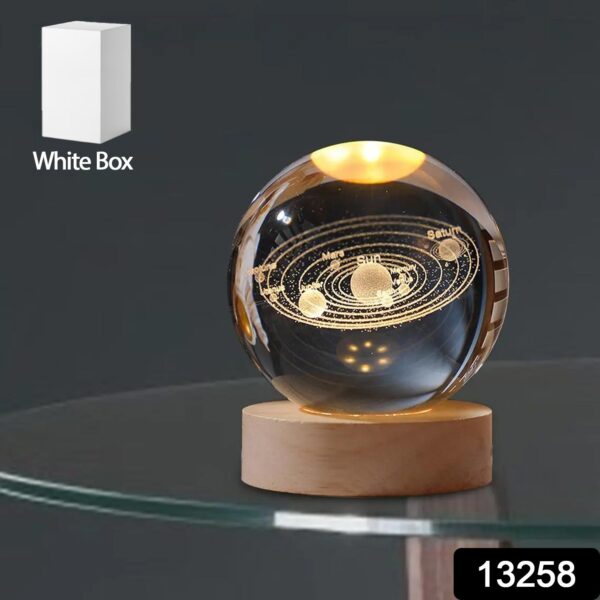 3D Astronomy Night Lamp Crystal Ball lamps With Base (1 Pc) - Image 2