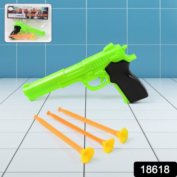 Manual 1 Gun Toys for Kids with 3 Free Soft Suction Dart Bullets / Arrow (1 Set) - Image 2