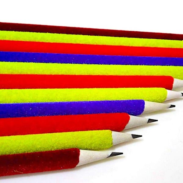 Small Velvet Pencil (1 Pc / Mix Color & Design) - Image 3