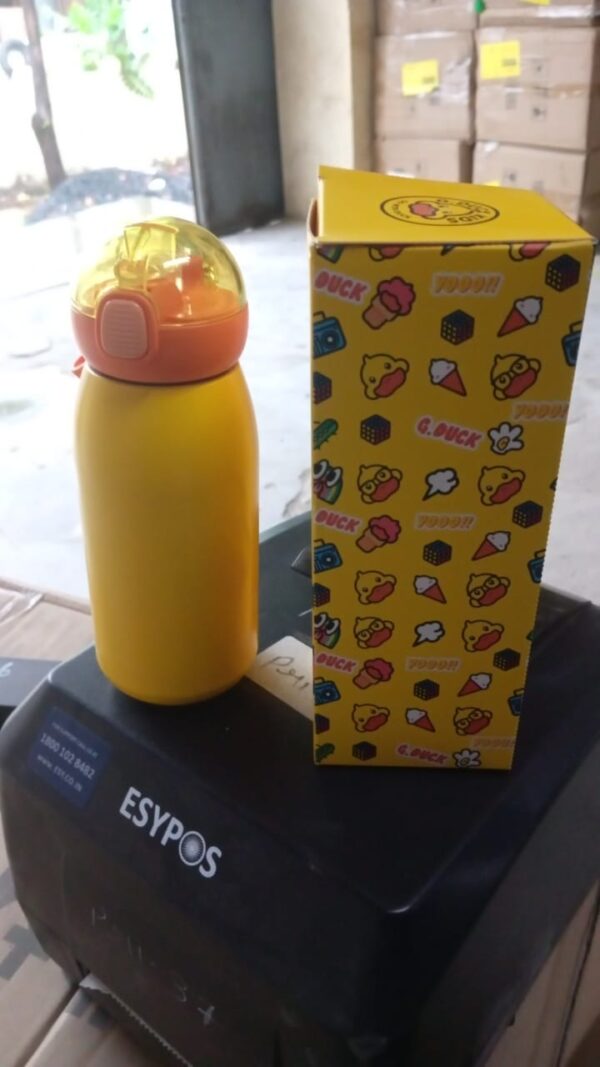 Duck Stainless Steel Water Bottle (1 Pc / Mix Design) - Image 7