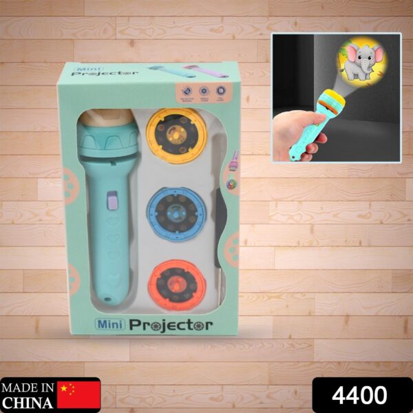 Mini Slide Projector for Kids with 3 Slide and Animated Pattern, Flashlight Torch for Kids, Projector Torch, Educational Learning Toy - Image 2