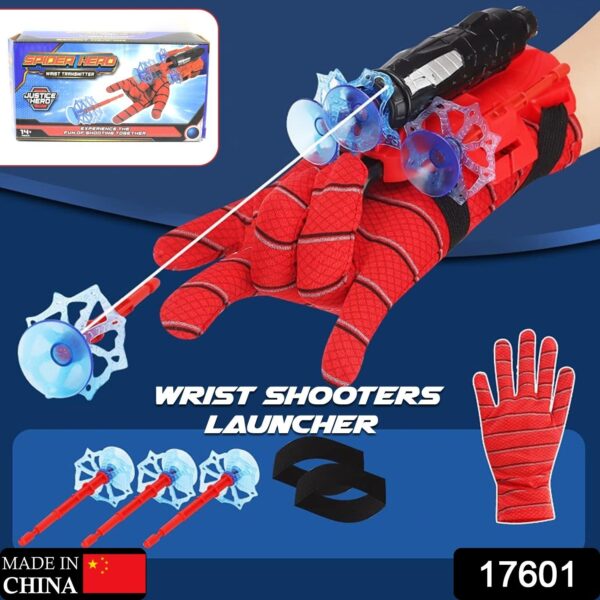 Web Shooter Toy for Kids Fans, Launcher Wrist Gloves Toys For Kids, Boys Superhero Gloves Role-Play Toy Cosplay, Sticky Wall Soft Bomb Funny Children's Educational Toys - Image 2