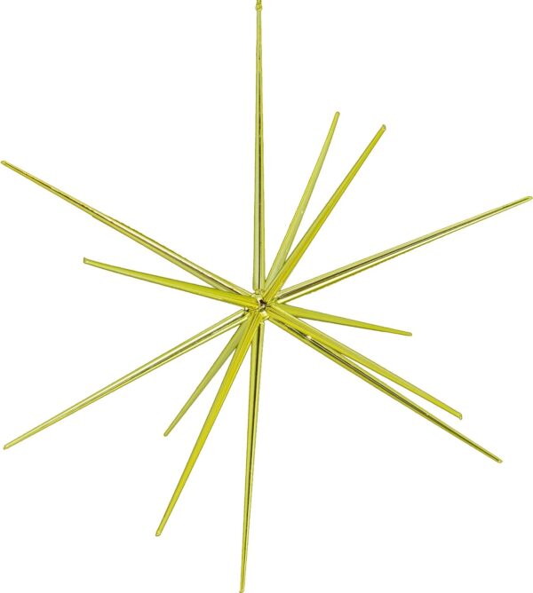 3D Gold Star Hanging Decoration Star, Acrylic Look  Hanging Luminous Star for Windows, Home, Garden Festive Embellishments for Holiday Parties Weddings Birthday Home Decoration (Medium) - Image 4
