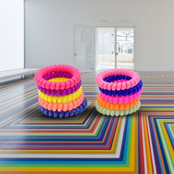 Telephone Wire Hair bands Pack of 2 Pc / Multicolour) - Image 5