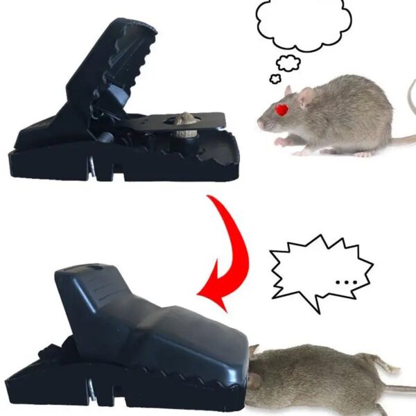 Mouse Catcher Trap Cage with Mouse Figure for Home, Kitchen, Room, Office, Indoor, Outdoor Mice Pest Control Reusable (1 Pc) - Image 4