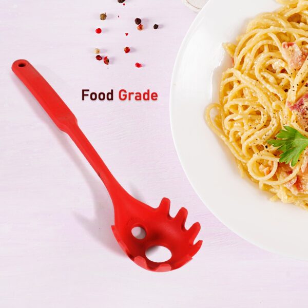 Multipurpose Silicone Spoon, Silicone Basting Spoon Non-Stick Kitchen Utensils Household Gadgets Heat-Resistant Non Stick Spoons Kitchen Cookware Items For Cooking and Baking (1 pc) - Image 3