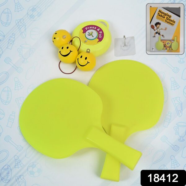 Hanging Table Tennis Trainer Set with Three Ball (1 Set) - Image 2