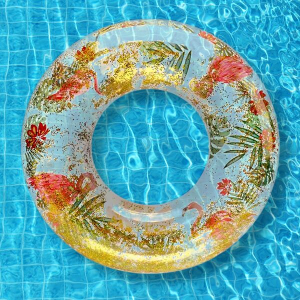 Swim Ring, For Adults, Conveniently Portable, Feathers, Swimming Ring, For Water Play, For Beaches, Swimming, Summer Vacation, Women's, Men's Outdoor Swimming Beach Adults Pool Water Fun Toys (1 Pc) - Image 6