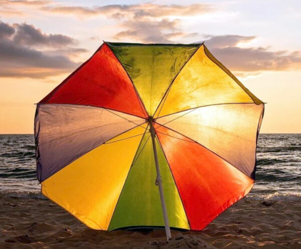 Sun Protection Water Proof Fabric Polyester Garden Umbrella for Beach, Lawn - Image 3