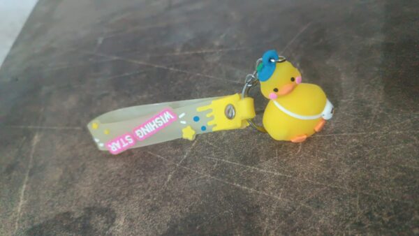 Cute Cartoon Silicone 3D Key Chain with Metal Hook & Strap (Pack of 1) - Image 6