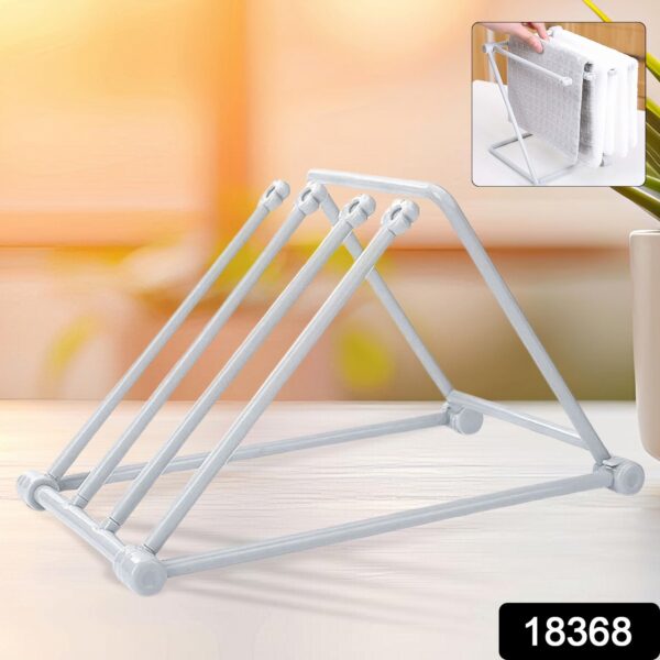 Folding Kitchen Bathroom Towel Rack, Towel Stand (1 Pc) - Image 2