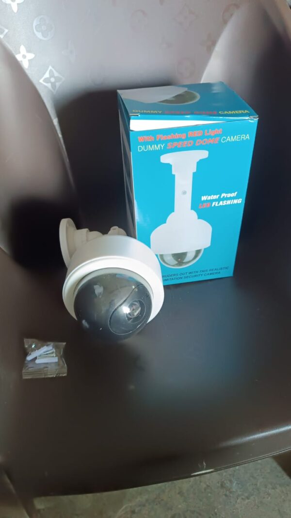 Fake / Dummy Camera CCTV,  with Flashing Red LED Light (1 Pc / Battery Not Included) - Image 9