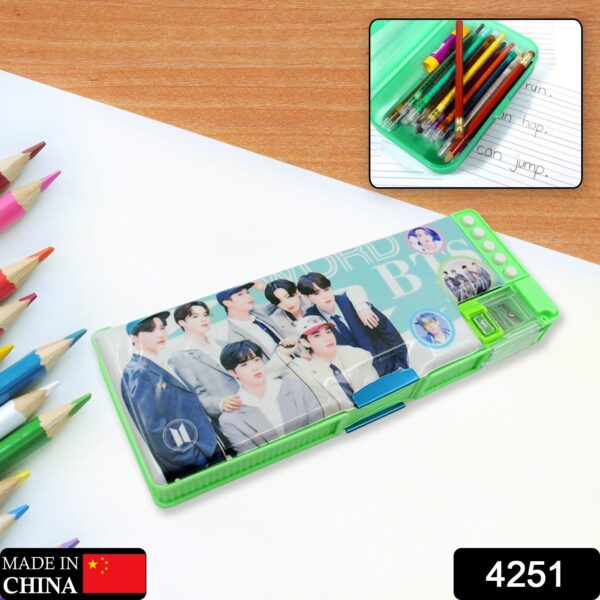 Multipurpose Compass Box (2 Compartments): Cartoon Pencil Case for Kids - Image 2