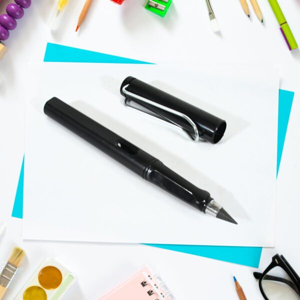 2In1 Everlasting Pencil Replaceable Head With Eraser, Inkless Pencils Eternal, Infinite Pencil, Portable Everlasting Pencil Reusable Erasable, Magic Pencils for Kids Painting Stationary (13 Pcs Set) - Image 5