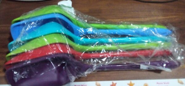 Multipurpose Silicone Spoon, Silicone Basting Spoon Non-Stick Kitchen Utensils Household Gadgets Heat-Resistant Non Stick Spoons Kitchen Cookware Items For Cooking and Baking (6 Pcs Set) - Image 8