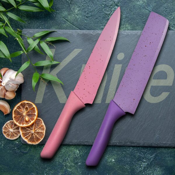Corrugated 6Pc Kitchen Knife Set Professional Box Knife Set 6 Piece Forged Kitchen Knives with Box. - Image 4