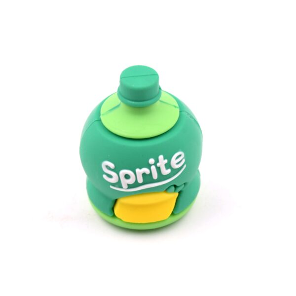 2-in-1 3D Cold Drink Bottle Shape Rubber Pencil Sharpener and Eraser Set, Stationery for Kids School Boys Girls, Birthday Return Gifts (24 Pcs Set ) - Image 3