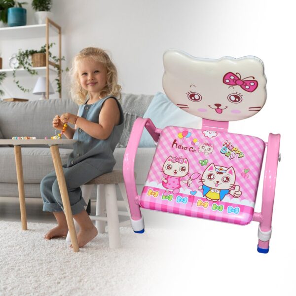 Cartoon Baby Chair Strong Steel Cushion & Comfortable Baby Chair High Quality Chair (1 Pc) - Image 3