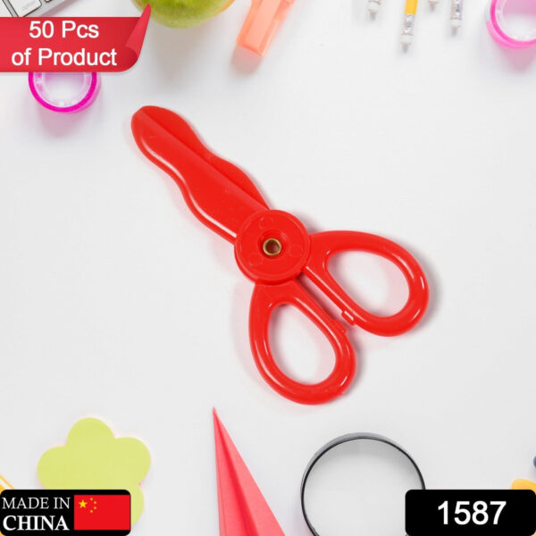 Plastic Child-Safe Scissor Set (50 Pcs Set) - Image 2
