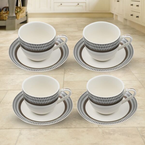 Ceramic Tea / cups and Saucer / Rakabi Set of 12 Pcs - Image 3