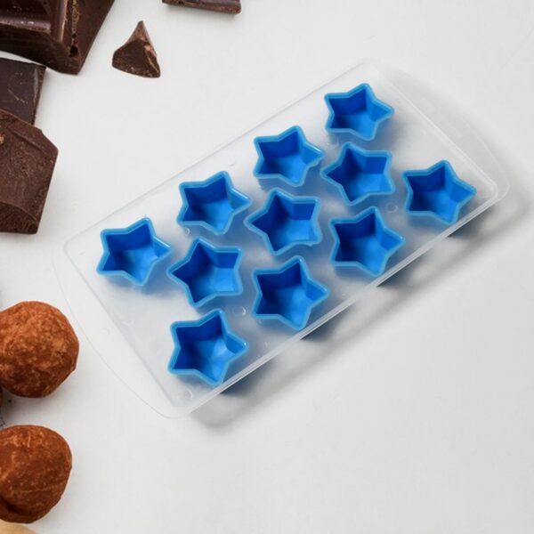 Silicone Mold Ice Cube Tray Creative Sweet Multi Type Ice Tray , Ice Cube Trays Multi Fruit Shape Ice Tray (1 Pc) - Image 5