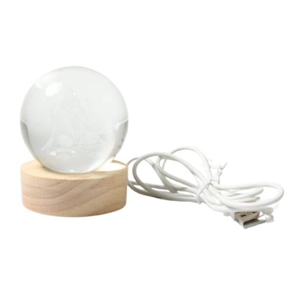 3D Crystal Ball lamps for Bedroom 3D Lamps for Home Decoration 3D Crystal Ball Night Light Gifts for Women Gifts for Men Room Decor Items for Bedroom for Friend and Family (1 Pc) - Image 4