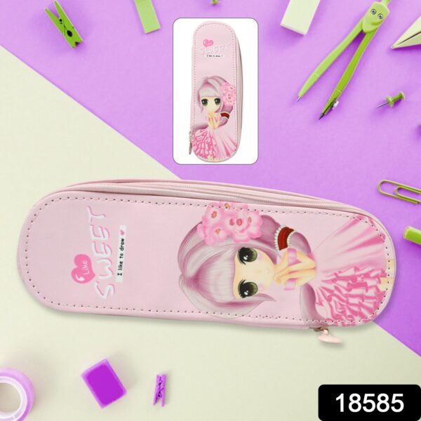 Double Layer Large Capacity With Multi-Functional Pencil Case (1 Pc) - Image 2
