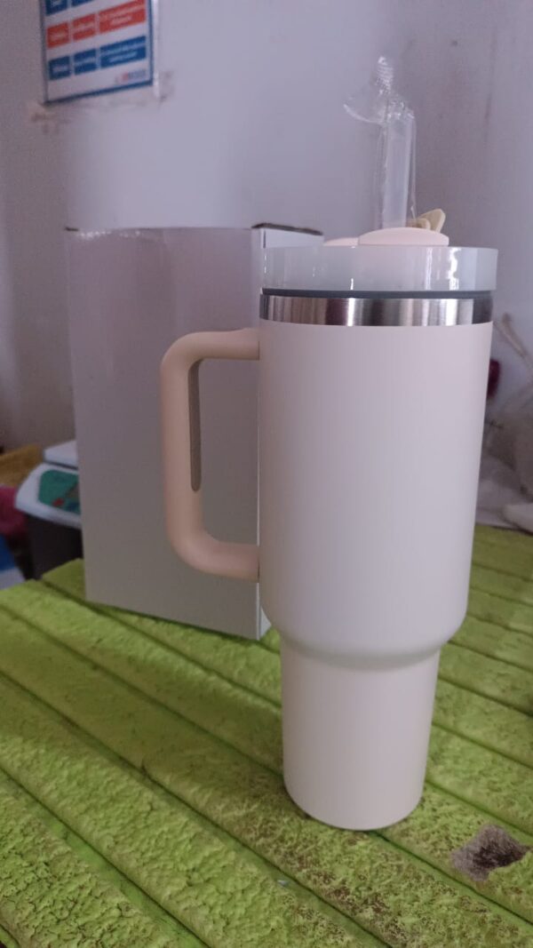 1200 ML Insulated Tumbler with Lid and Straw, Thermal Cope Beer Quencher (1200ml / 1 Pc / Mix Color) - Image 7