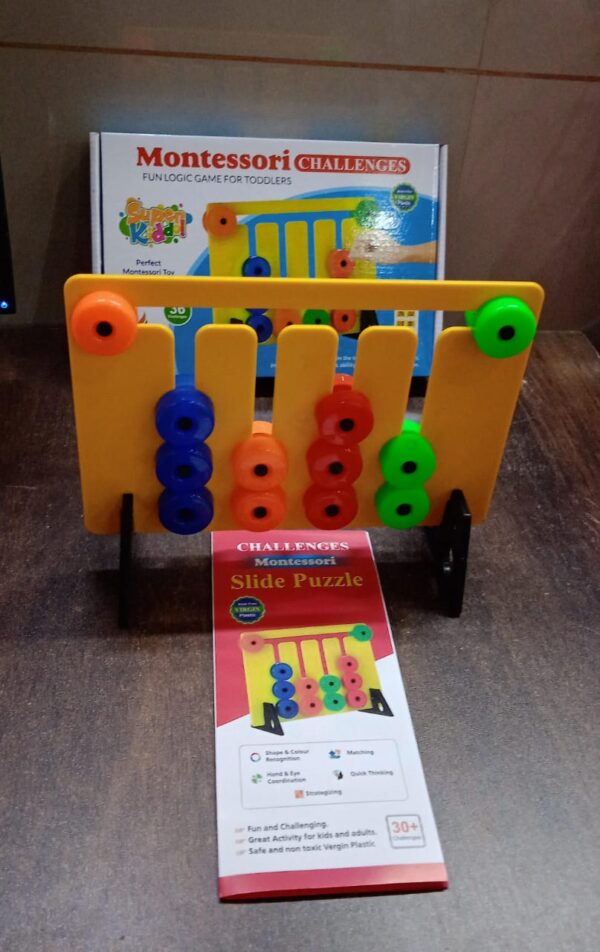 Montessori Slide Puzzles Toys for Kids (36 Challenges / 1 Set) - Image 7