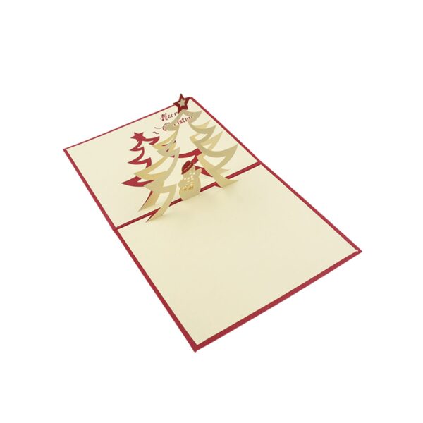 Unique 3D Pop-Up Wishing Card (Christmas): 1 Pc - Image 4
