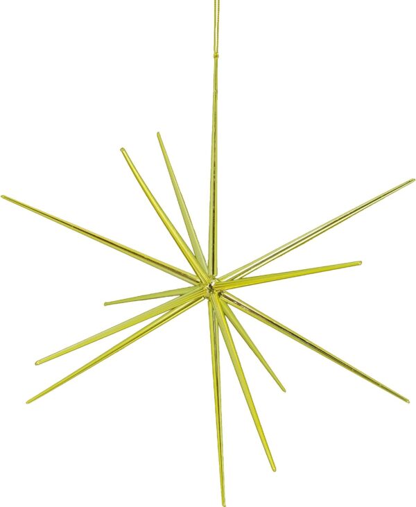 3D Gold Star Hanging Decoration Star, Acrylic Look  Hanging Luminous Star for Windows, Home, Garden Festive Embellishments for Holiday Parties Weddings Birthday Home Decoration (Medium) - Image 5
