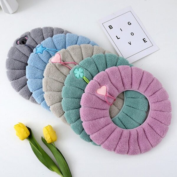 Winter Comfortable Soft Toilet Seat Mat Cover Cushion Plush - Image 4