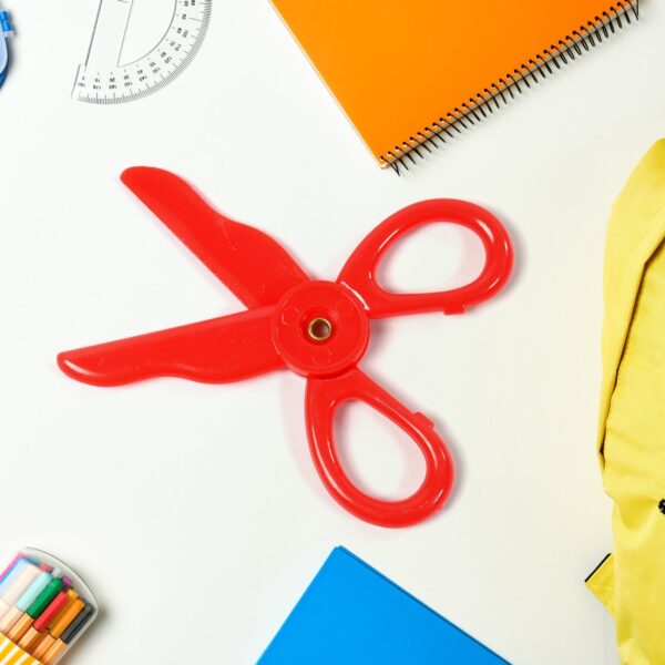 Plastic Child-Safe Scissor Set (50 Pcs Set) - Image 4