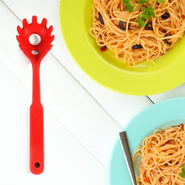 Multipurpose Silicone Spoon, Silicone Basting Spoon Non-Stick Kitchen Utensils Household Gadgets Heat-Resistant Non Stick Spoons Kitchen Cookware Items For Cooking and Baking (1 pc) - Image 5