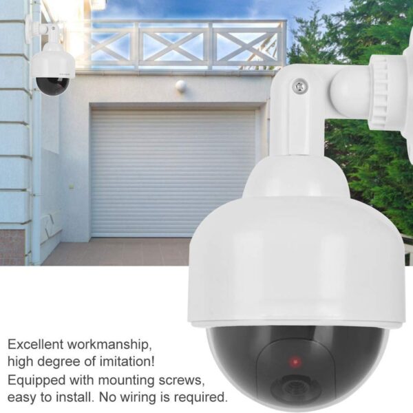 Fake / Dummy Camera CCTV,  with Flashing Red LED Light (1 Pc / Battery Not Included) - Image 6