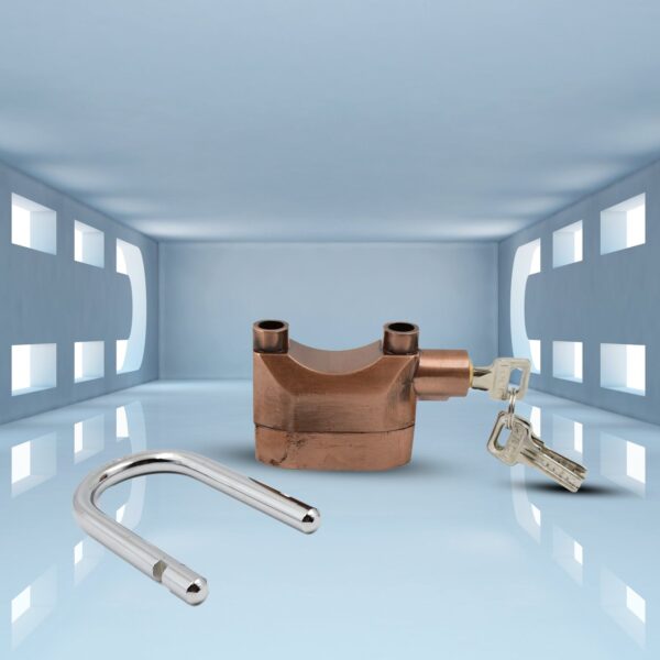 Security Alarm Metallic Lock System with 3 Keys (1 Set / Mix Color) - Image 4
