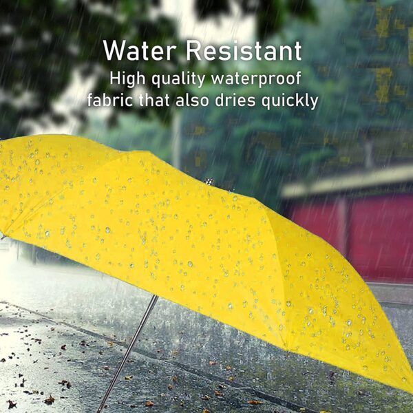 Vegetable shaped Folding Umbrella, Plastic Case Creative Fashion Folding Mini Sun Shade Rain Umbrella, Unique Umbrella, Sun & UV Protection, Cute Design (1 Pc) - Image 5