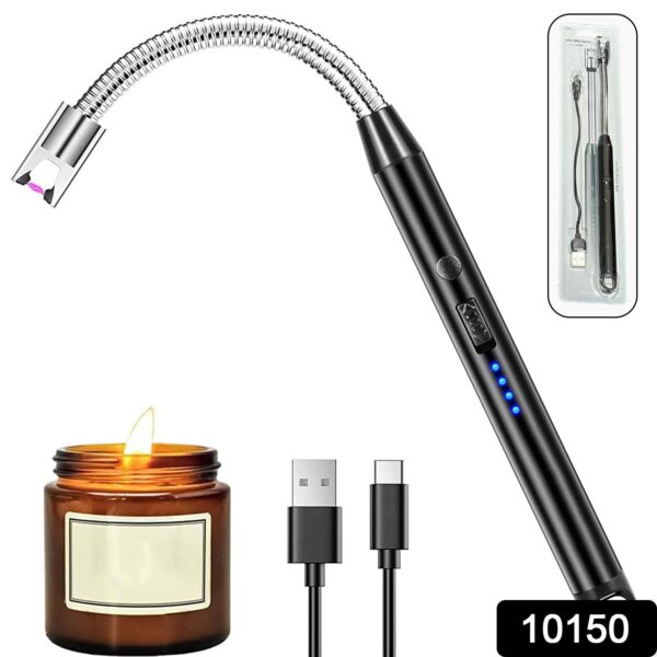 Lighter Long Flexible Electric Arc USB Rechargeable Windproof Flameless Electronic Smoking Plasma Lighters - Image 2