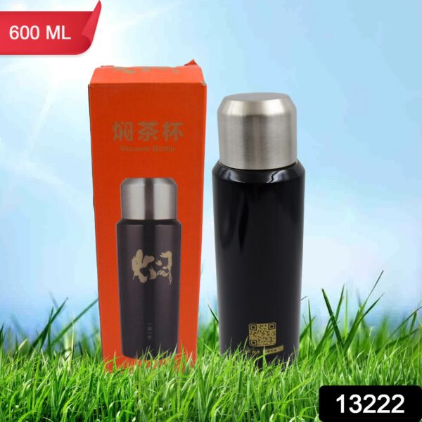 Double Walled Insulated Hot and Cold Water / Tea / Coffee Thermal Bottles (600 ML) - Image 2
